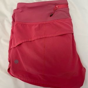 Womens Pink Lululemon Shorts